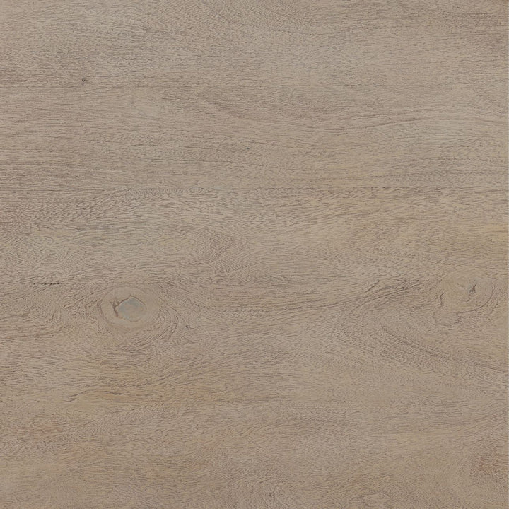 Sage Natural Mango Wood Bed, detail 1 view