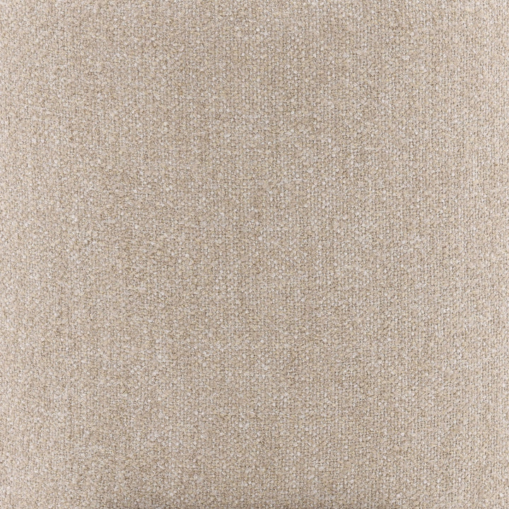 Aster Upholstered Ash Dining Chair, Sand Boucle and Brown, detail 1 view