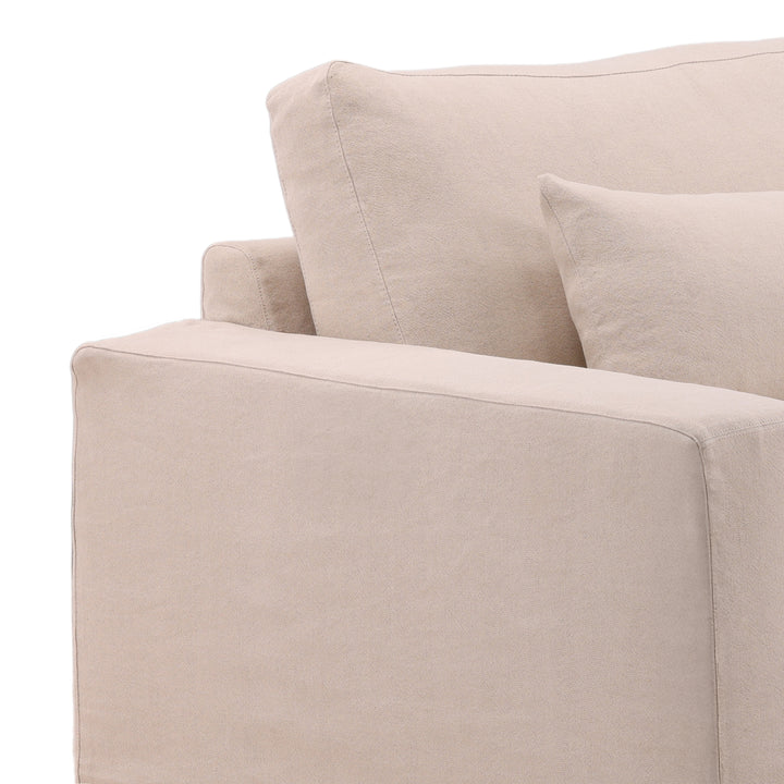 Sylren Slipcovered Sofa, reference configuration detail 3 view