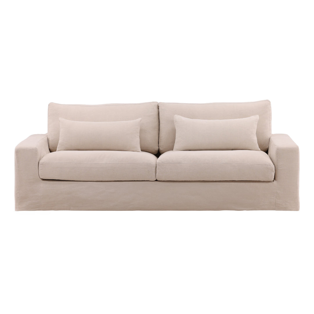 Sylren Slipcovered Sofa, reference configuration front view