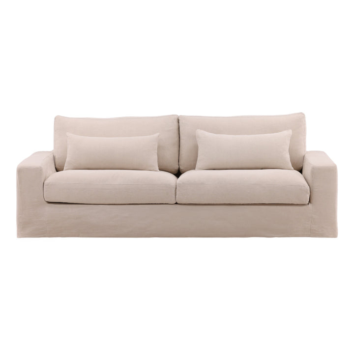 Sylren Slipcovered Sofa, reference configuration front view
