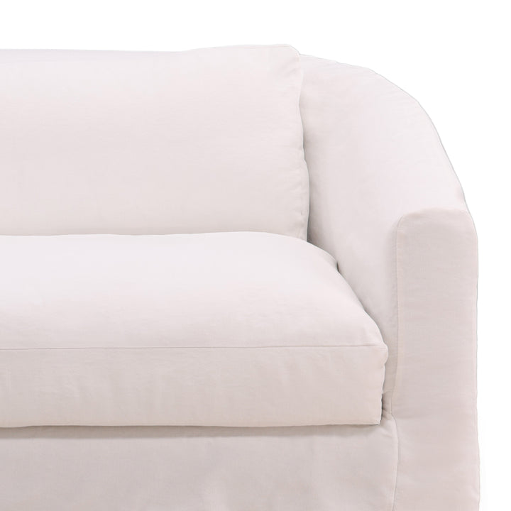 Vialen Slipcovered Sofa, reference configuration detail 2 view