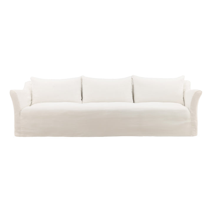 Kerren Slipcovered Sofa, reference configuration front view
