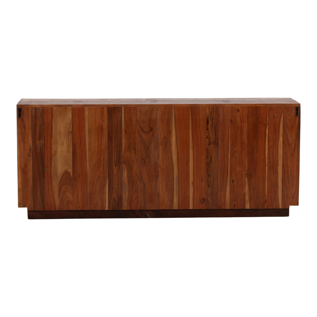 Nell Reclaimed Mango Wood Sideboard, back view