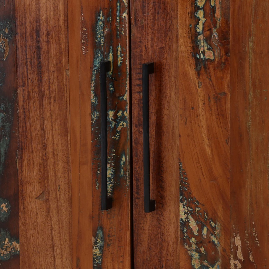Nell Reclaimed Mango Wood Sideboard, detail 2 view