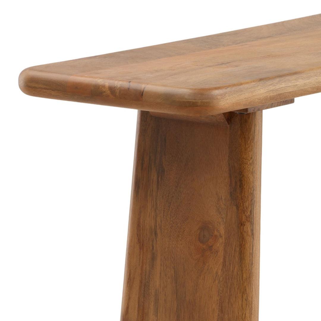 Windsor Mango Wood Console Table, detail 2 view