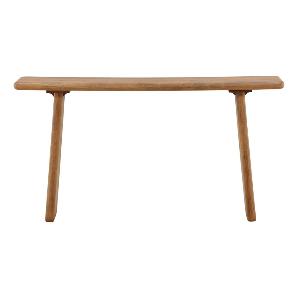 Windsor Mango Wood Console Table, front view