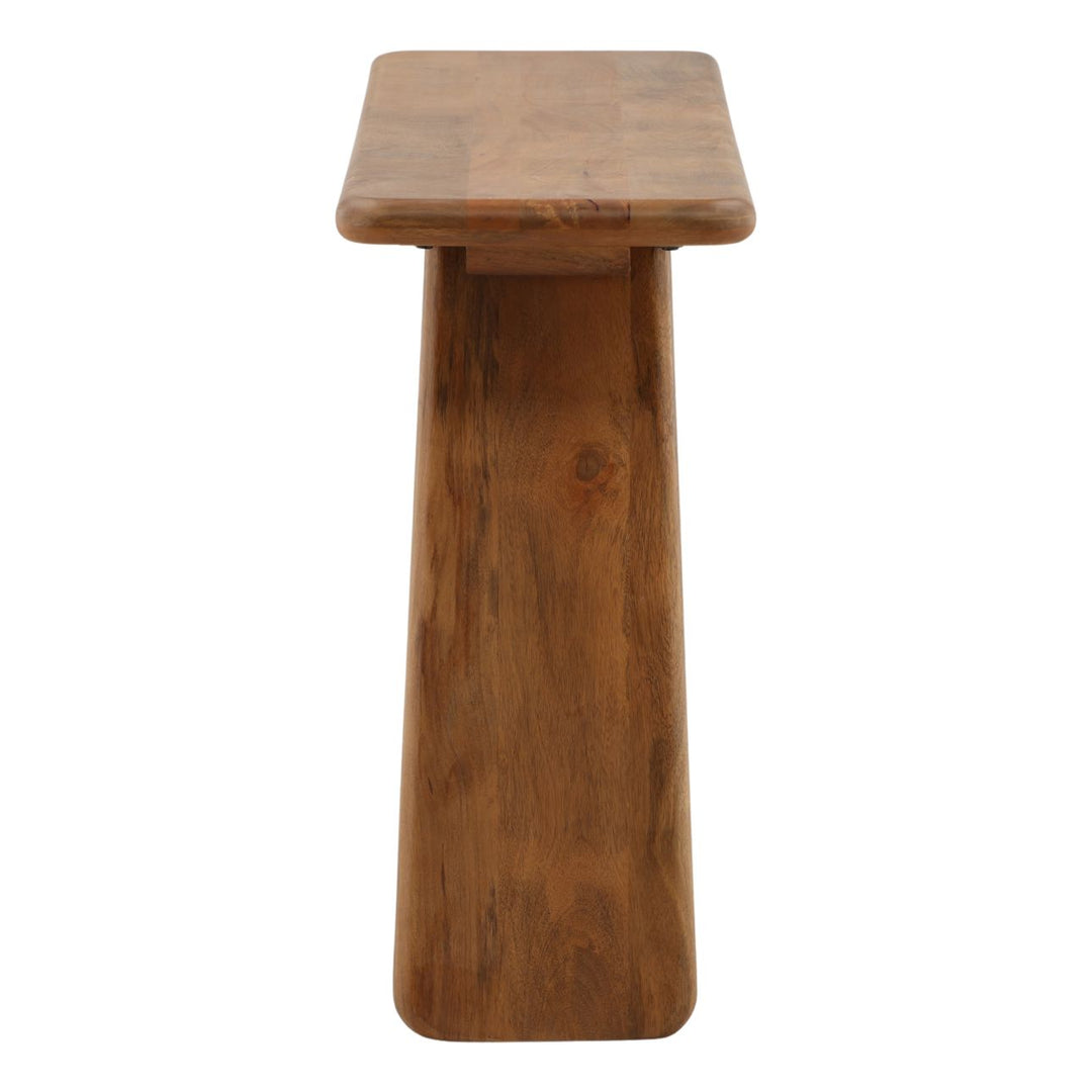 Windsor Mango Wood Console Table, profile view