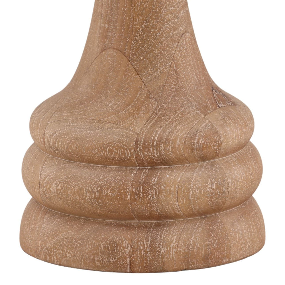 Sera Mango Wood Side Table, detail 1 view