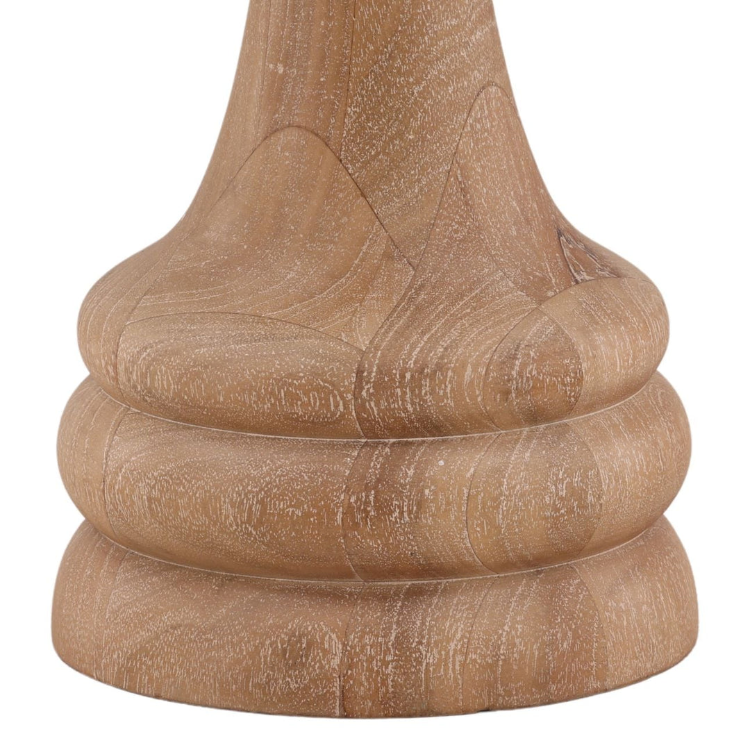 Sera Mango Wood Side Table, detail 1 view