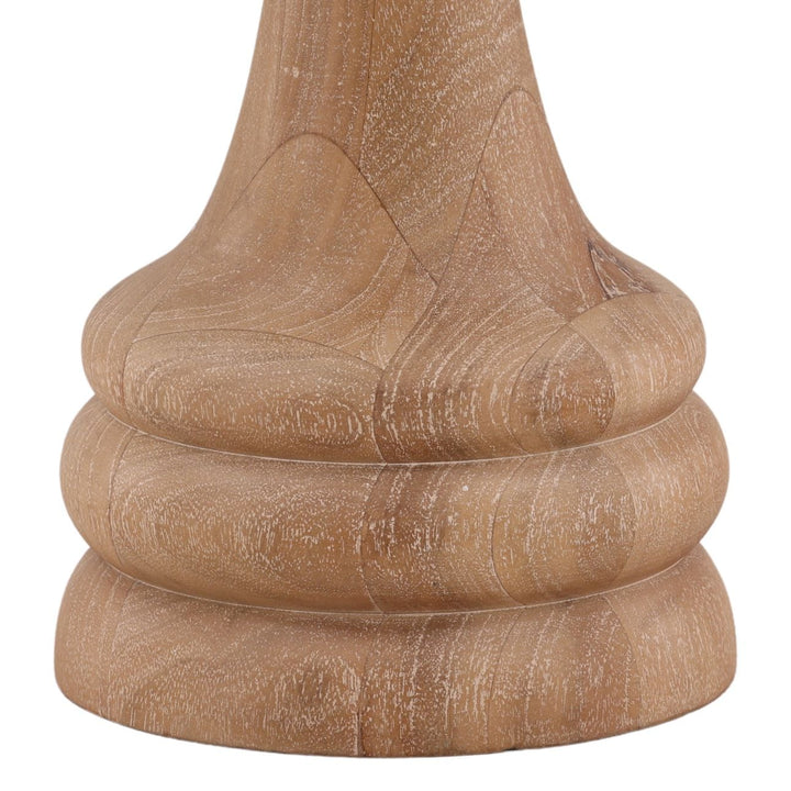 Sera Mango Wood Side Table, detail 1 view