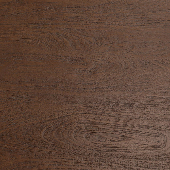 Nolan Mango Wood Dining Table, Dark Brown, detail 1 view