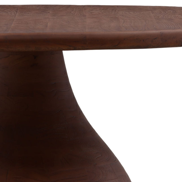 Nolan Mango Wood Dining Table, Medium Brown, detail 2 view