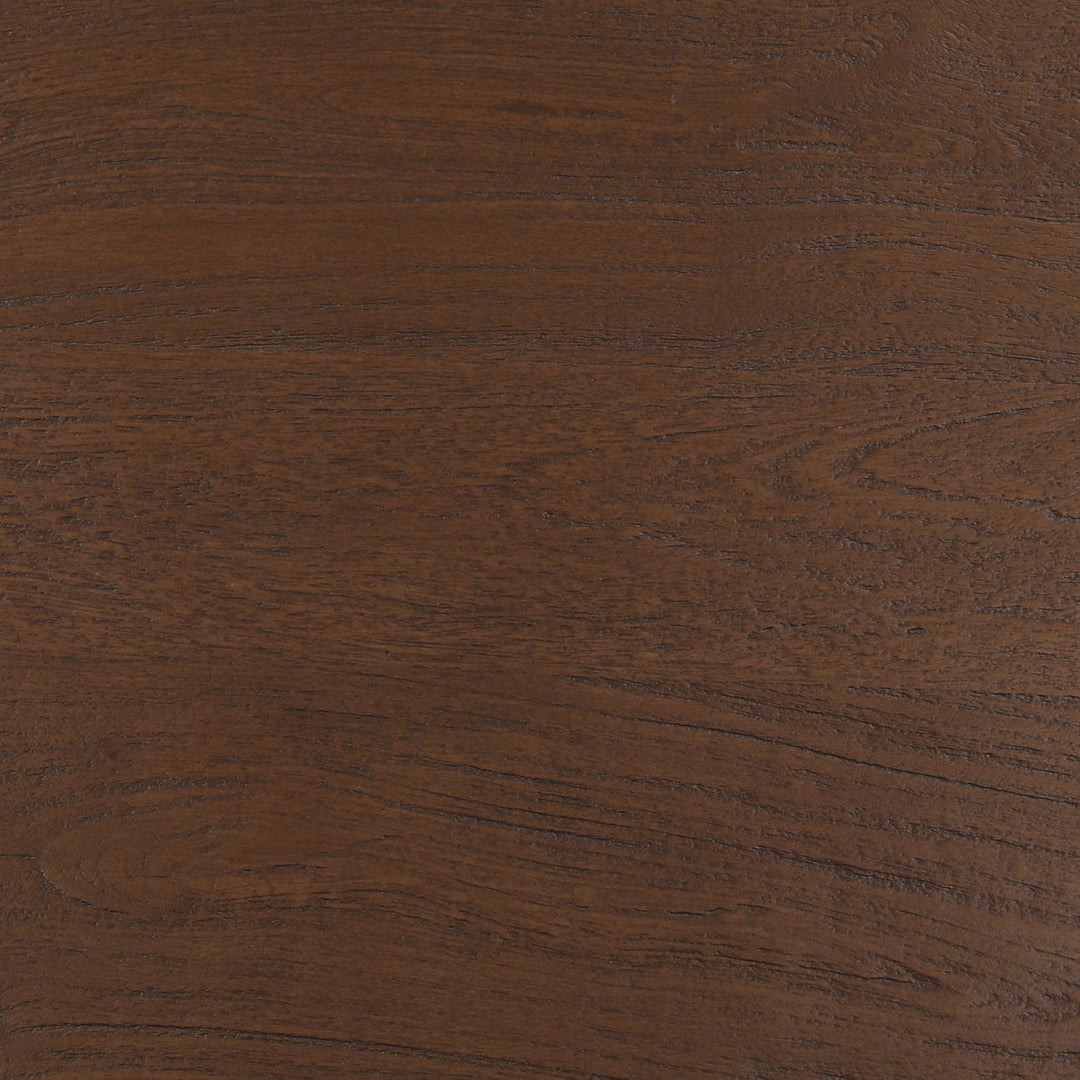 Maya Mango Wood Round Dining Table, 48-inch nominal · Brown, detail 1 view
