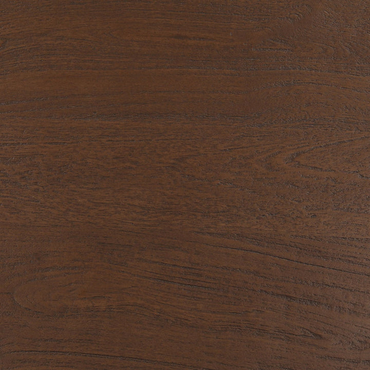 Maya Mango Wood Round Dining Table, 48-inch nominal · Brown, detail 1 view