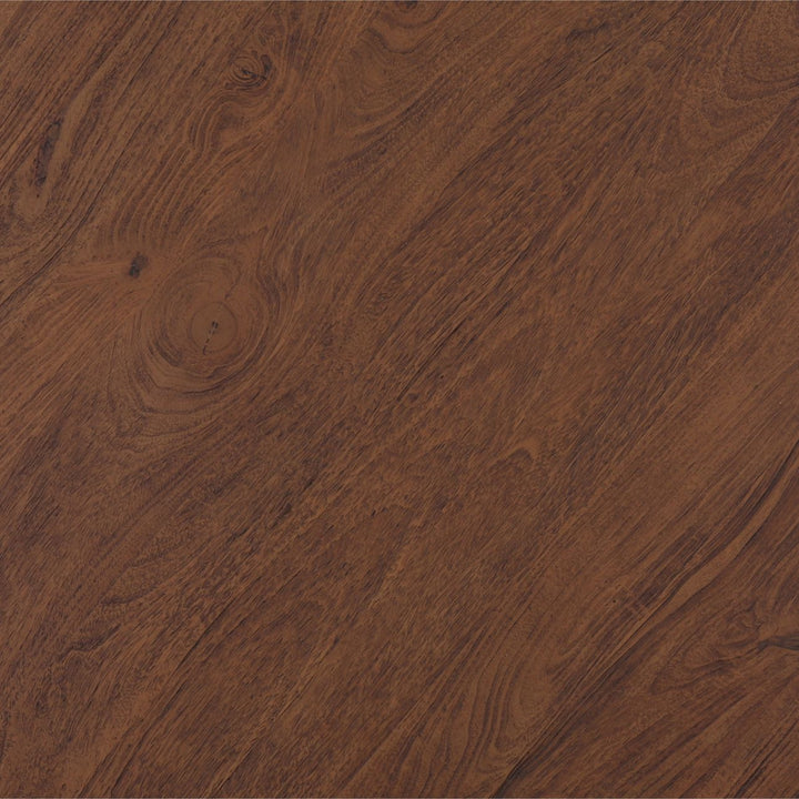 Amber Mango Wood Round Dining Table, 48-inch · Brown, detail 1 view