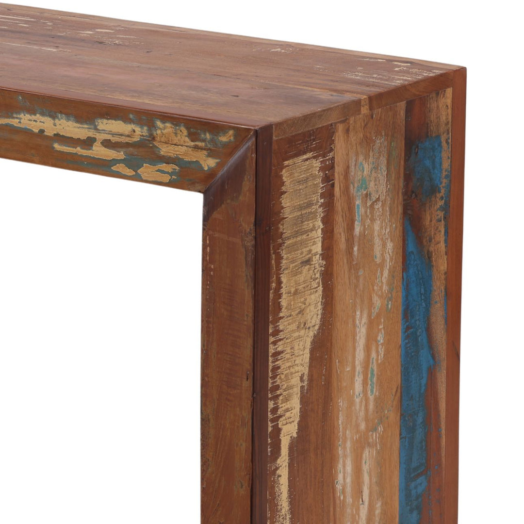 Sylas Reclaimed Mango Console Table, detail 2 view