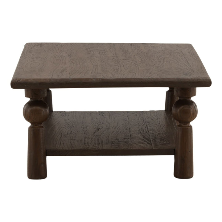 Nathan Mango Wood Coffee Table, Brown - 50" × 30", profile view
