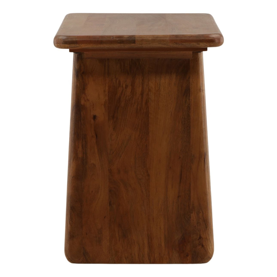 Wynn Mango Wood Desk, profile view
