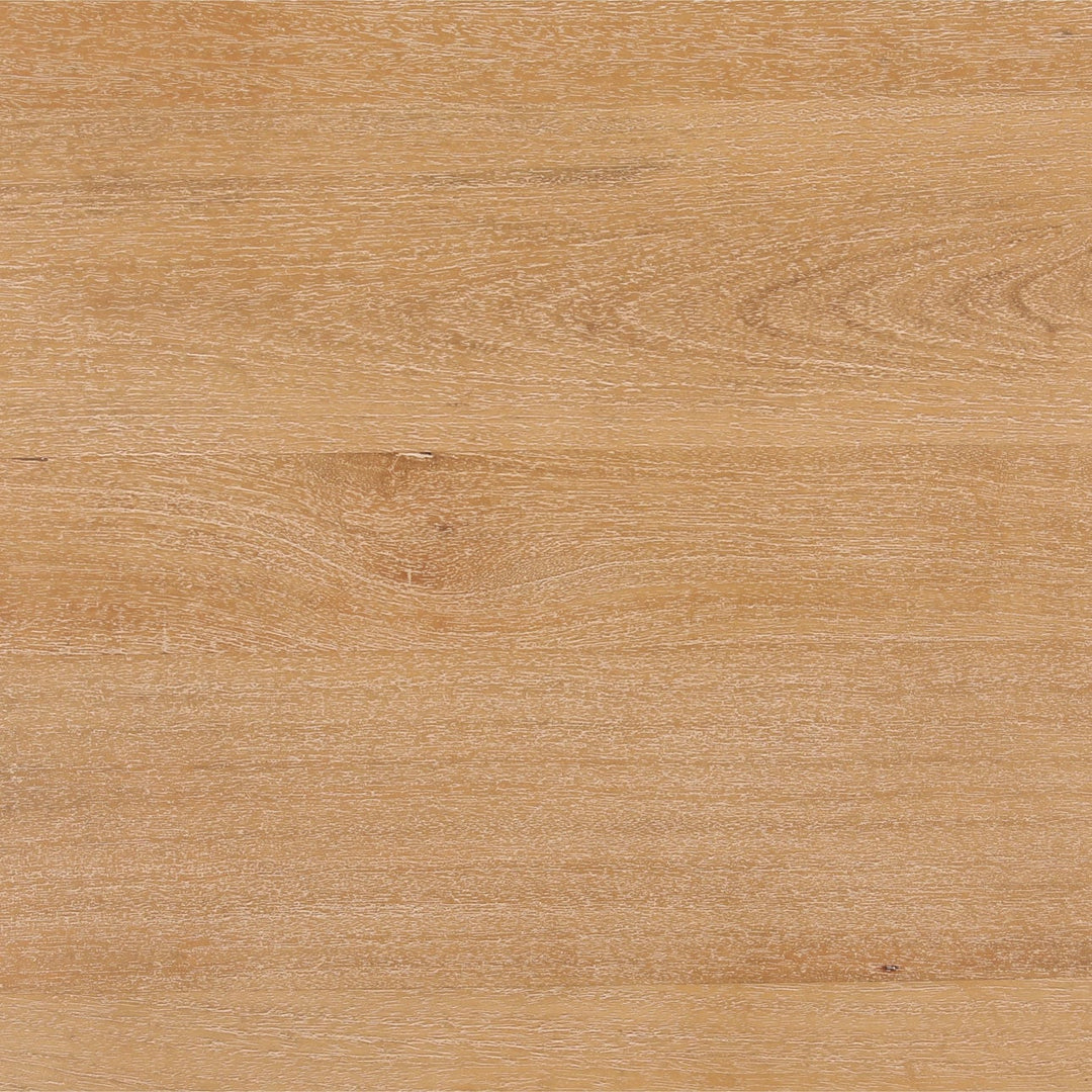Bex Natural Mango Wood Dining Table, detail 1 view