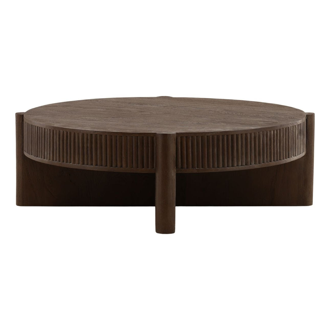 Harlan Mango Wood Coffee Table, front view