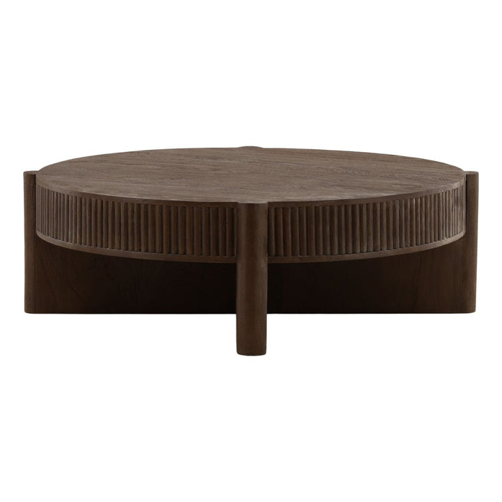 Harlan Mango Wood Coffee Table, front view