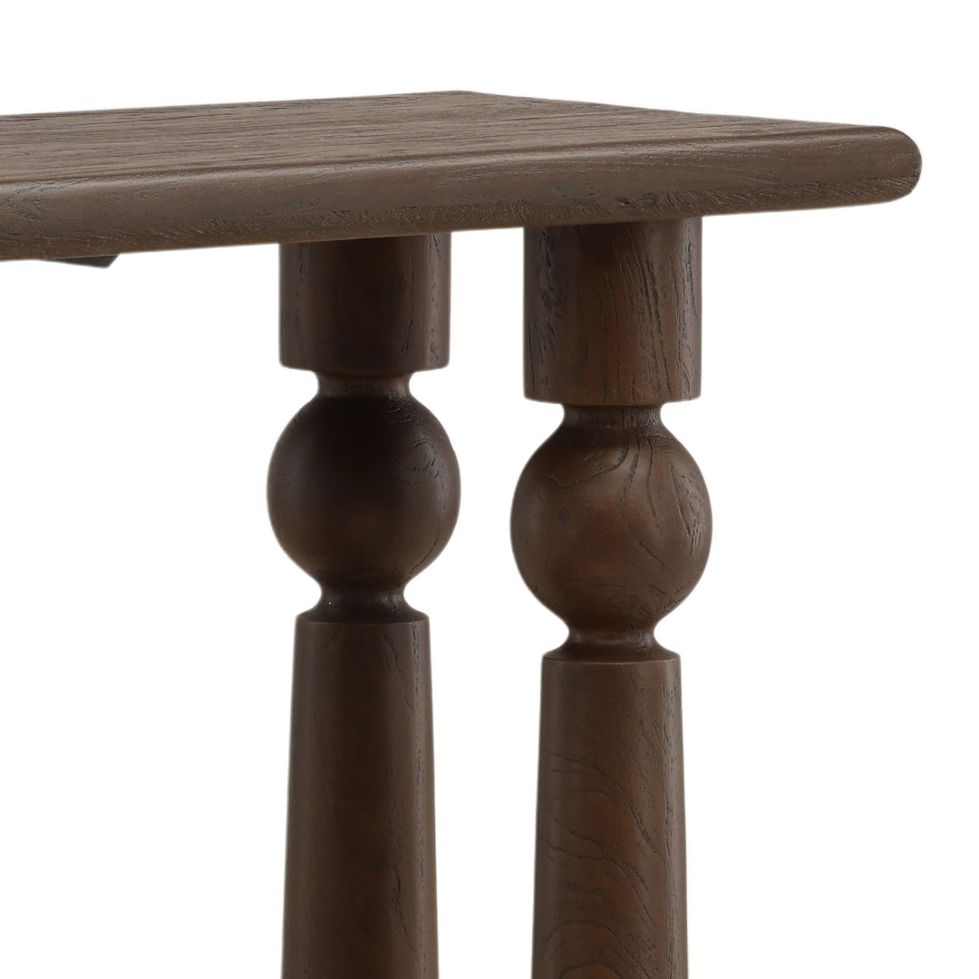 Nolan Mango Wood Console Table, detail 2 view