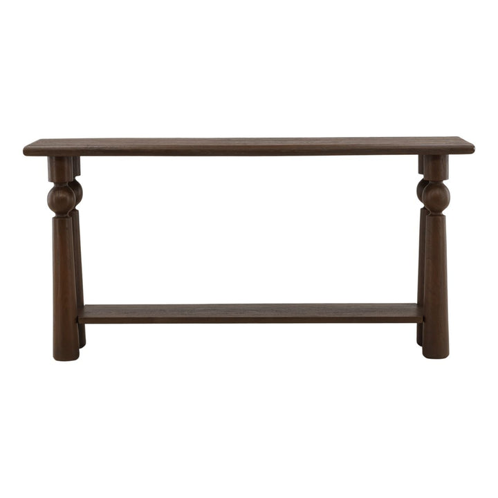 Nolan Mango Wood Console Table, front view