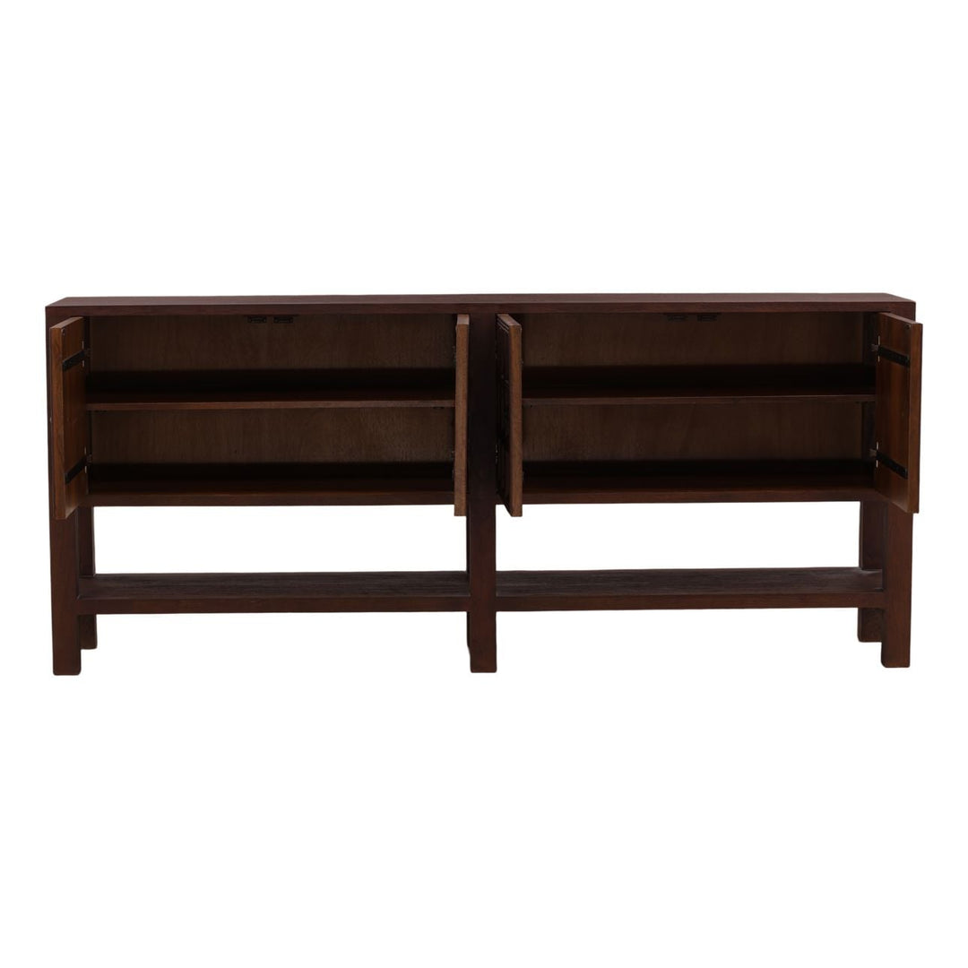 Marin Mango Wood Sideboard, open door view