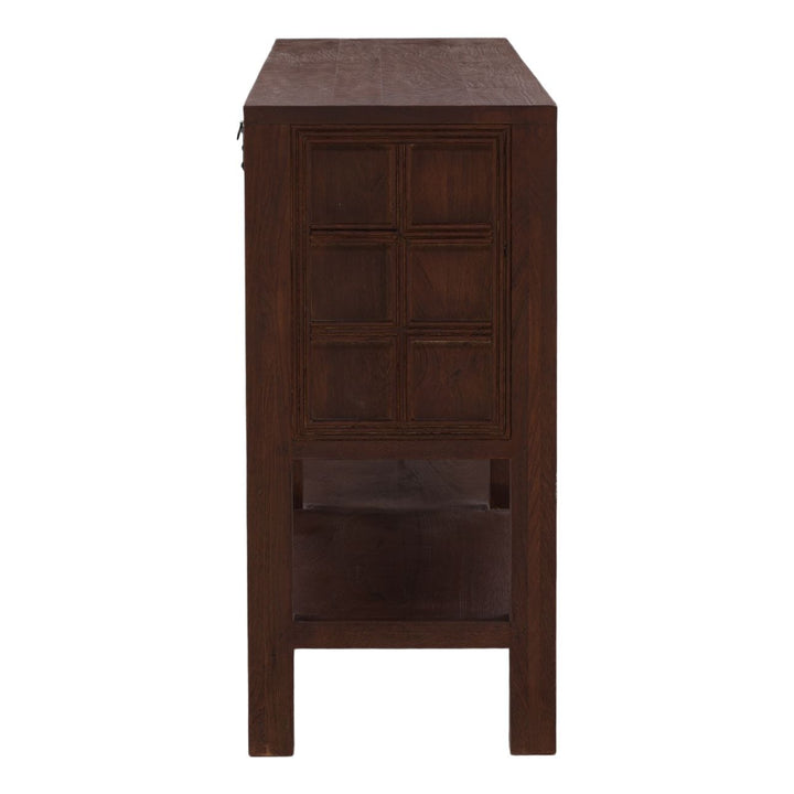 Marin Mango Wood Sideboard, profile view