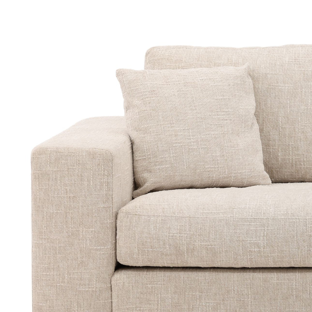 Daren Cream Chaise Sectional, Right Side Chaise, detail 3 view