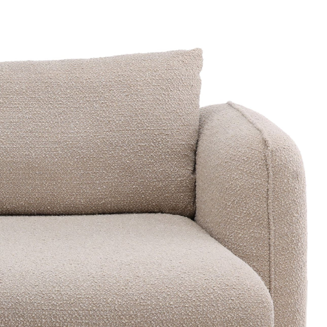 Torren Boucle Chaise Sectional, Sand · Right Side Chaise, detail 3 view