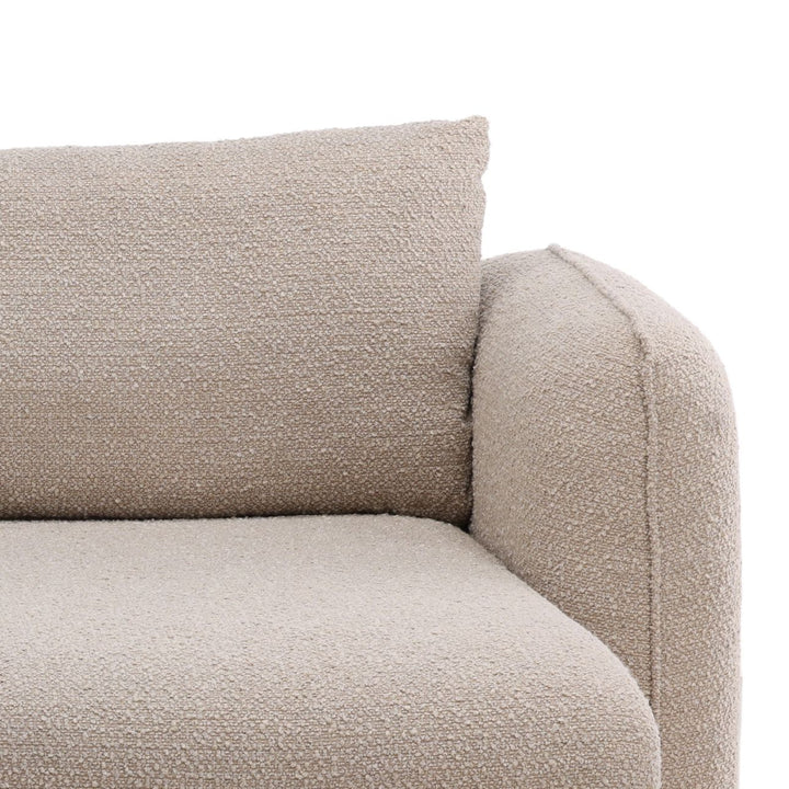 Torren Boucle Chaise Sectional, Sand · Right Side Chaise, detail 3 view