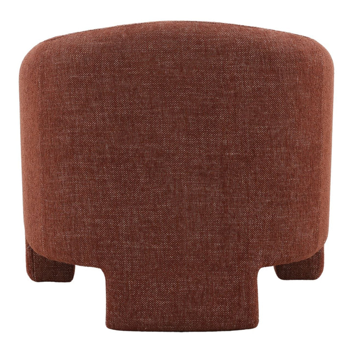 Haven Russet Woven Lounge Chair, back view