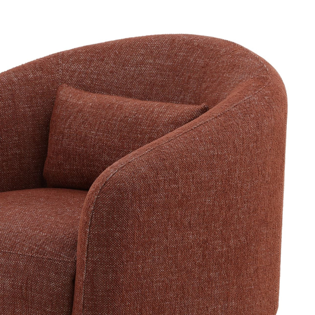 Haven Russet Woven Lounge Chair, detail 2 view