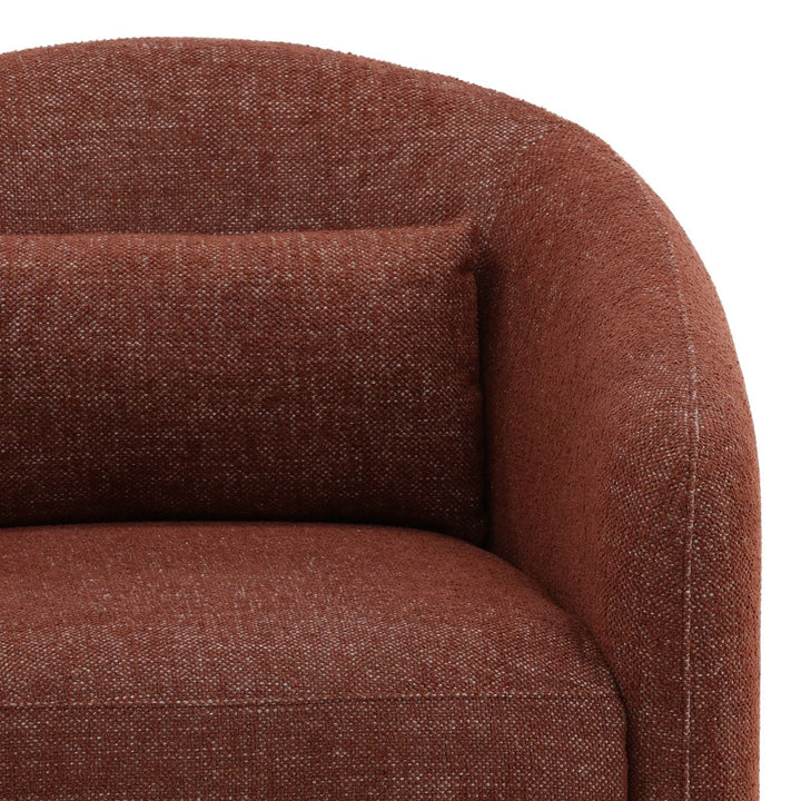 Haven Russet Woven Lounge Chair, detail 3 view