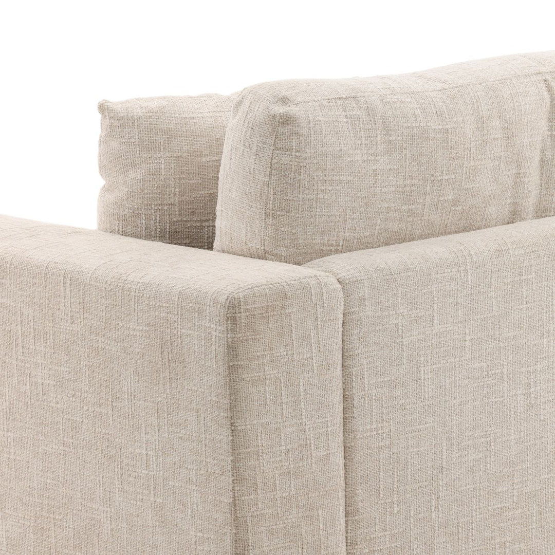 Daren Chenille Sofa, Cream, detail 2 view