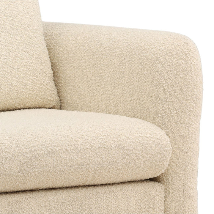 Eselen Boucle Sofa, Cream, detail 2 view