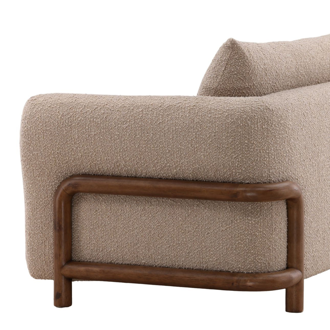 Eselen Boucle Sofa, Sand, detail 2 view