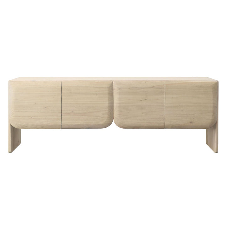 Alaya Mindi and Bayor Wood Sideboard, front view