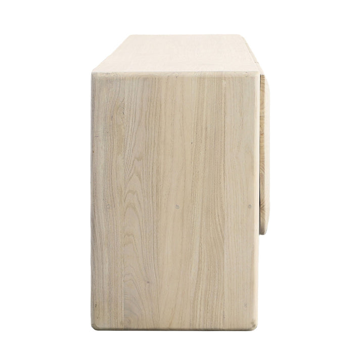 Alaya Mindi and Bayor Wood Sideboard, profile view