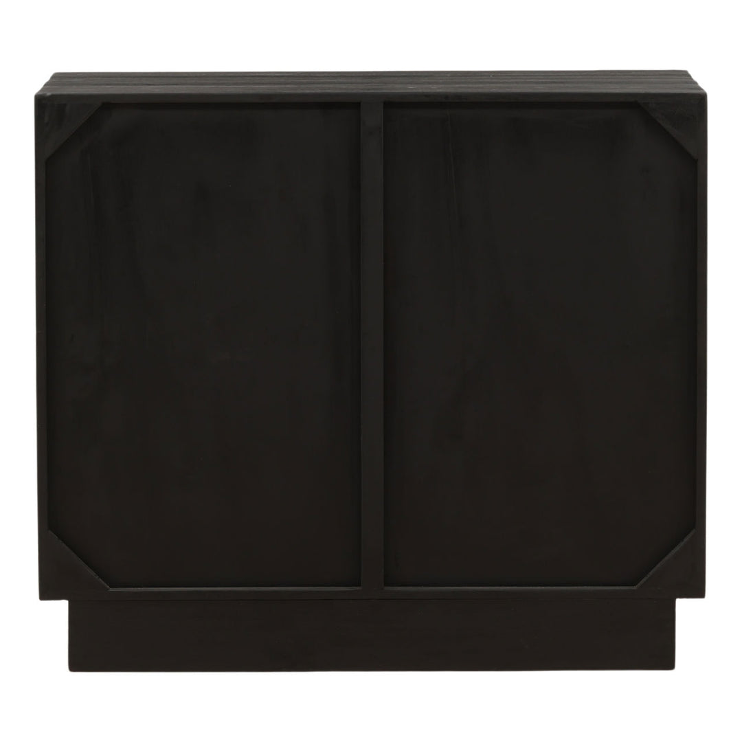Maris Wood Sideboard, Black · Two Door, back view