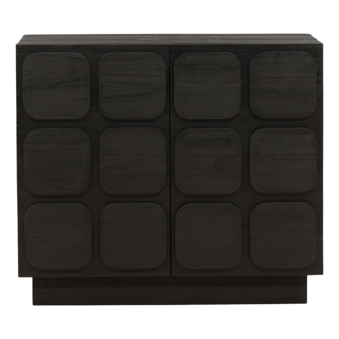 Maris Wood Sideboard, Black · Two Door, front view