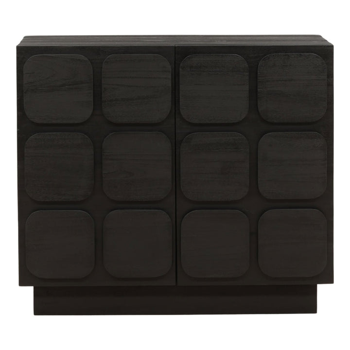 Maris Wood Sideboard, Black · Two Door, front view