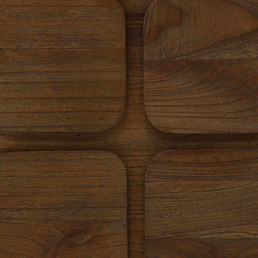 Maris Wood Sideboard, Brown · Two Door, detail 1 view