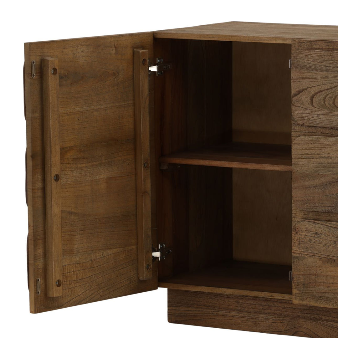 Maris Wood Sideboard, Brown · Two Door, detail 2 view