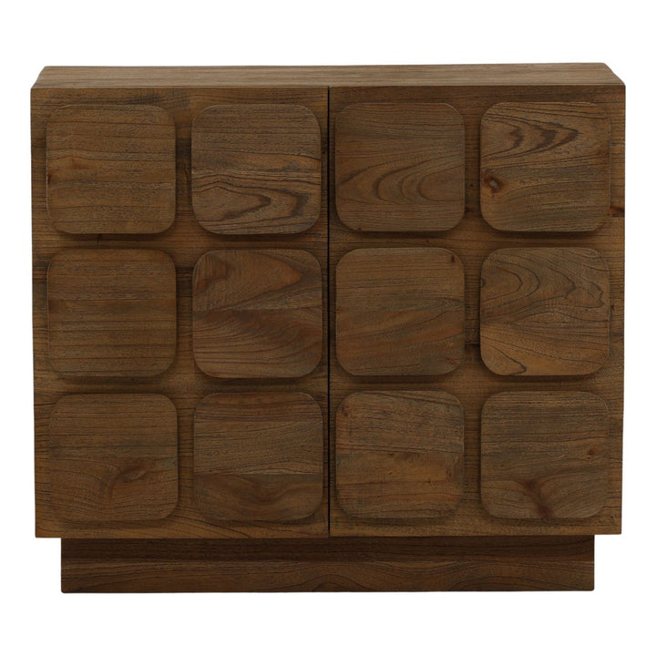 Maris Wood Sideboard, Brown · Two Door, front view