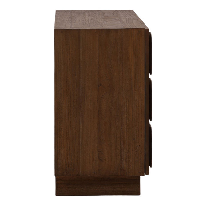 Maris Wood Sideboard, Brown · Four Door, profile view