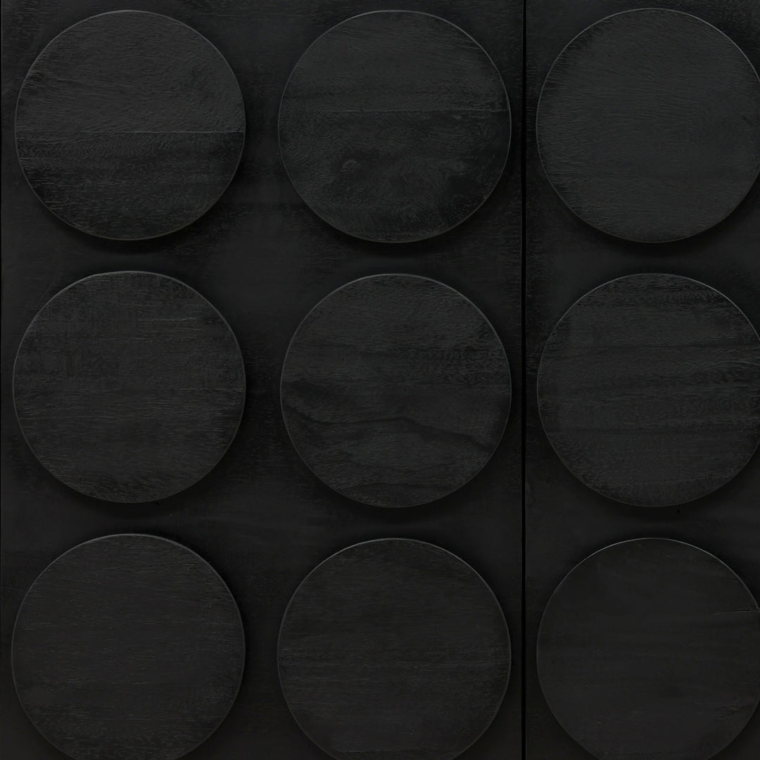 Elian Mindi Wood Sideboard, detail 1 view