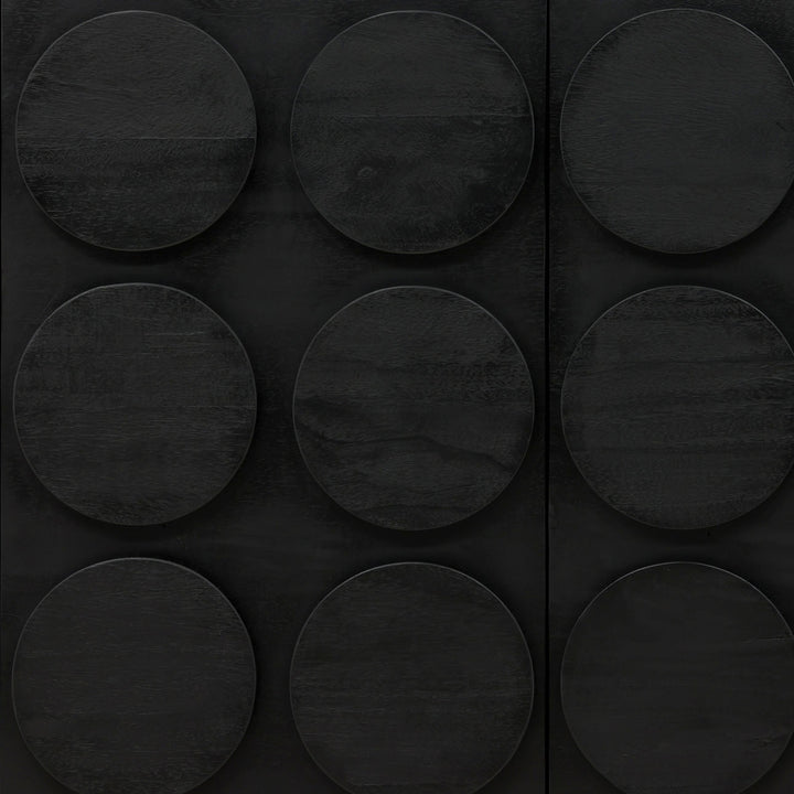 Elian Mindi Wood Sideboard, detail 1 view